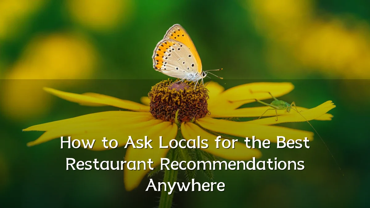How to Ask Locals for the Best Restaurant Recommendations Anywhere
