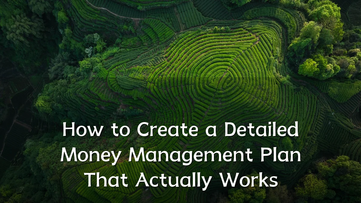 How to Create a Detailed Money Management Plan That Actually Works