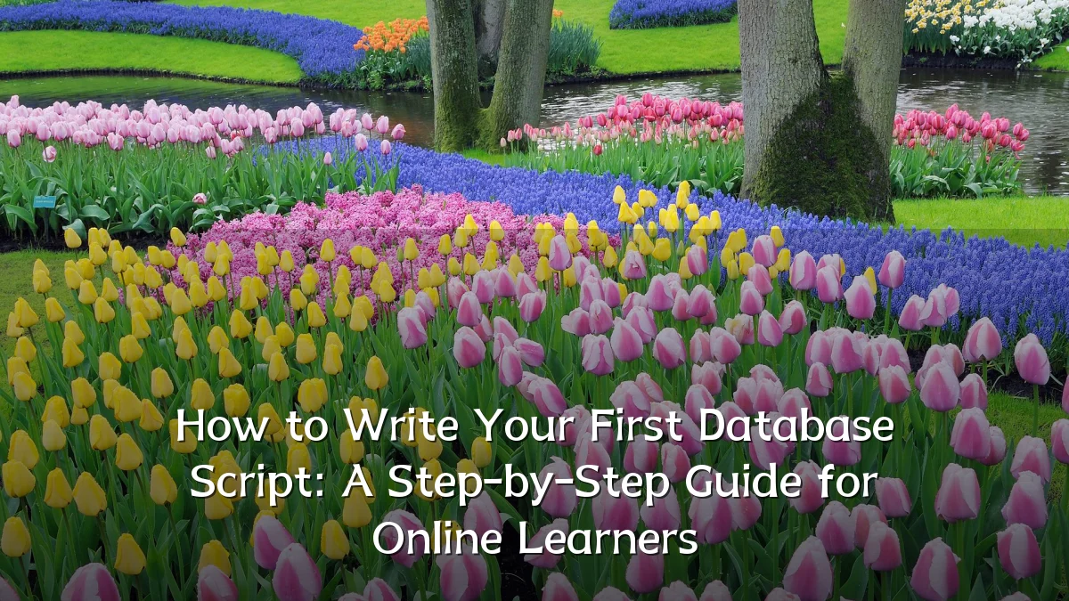 How to Write Your First Database Script: A Step-by-Step Guide for Online Learners