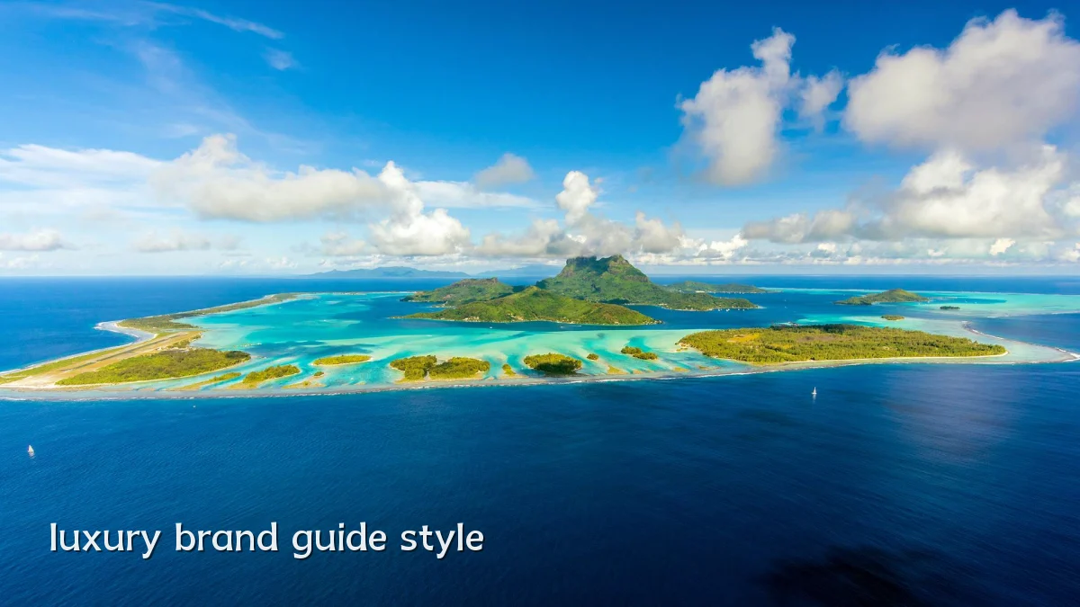 luxury brand guide style