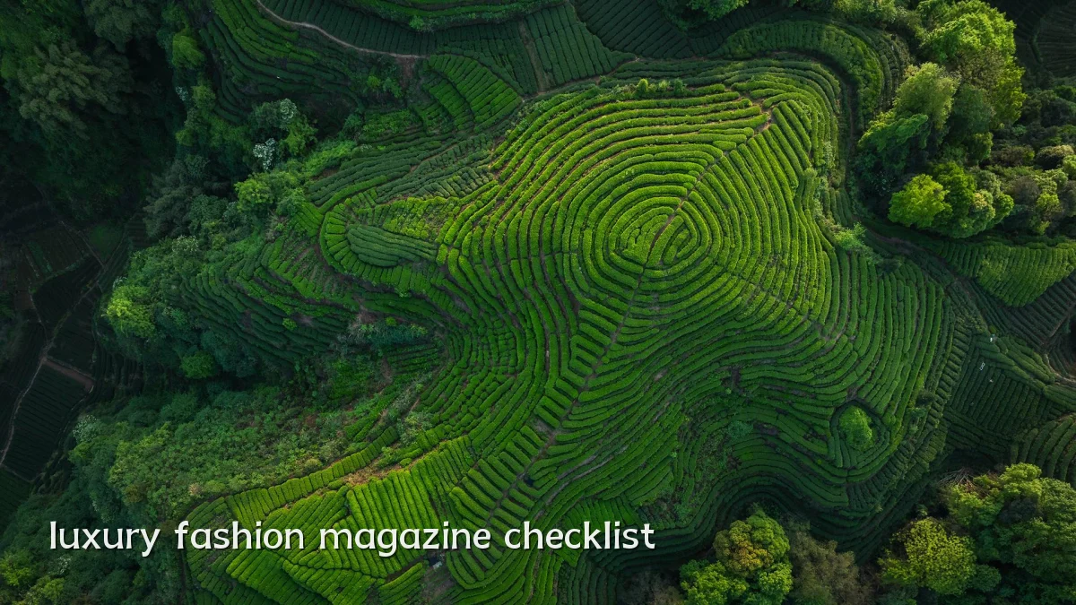 luxury fashion magazine checklist