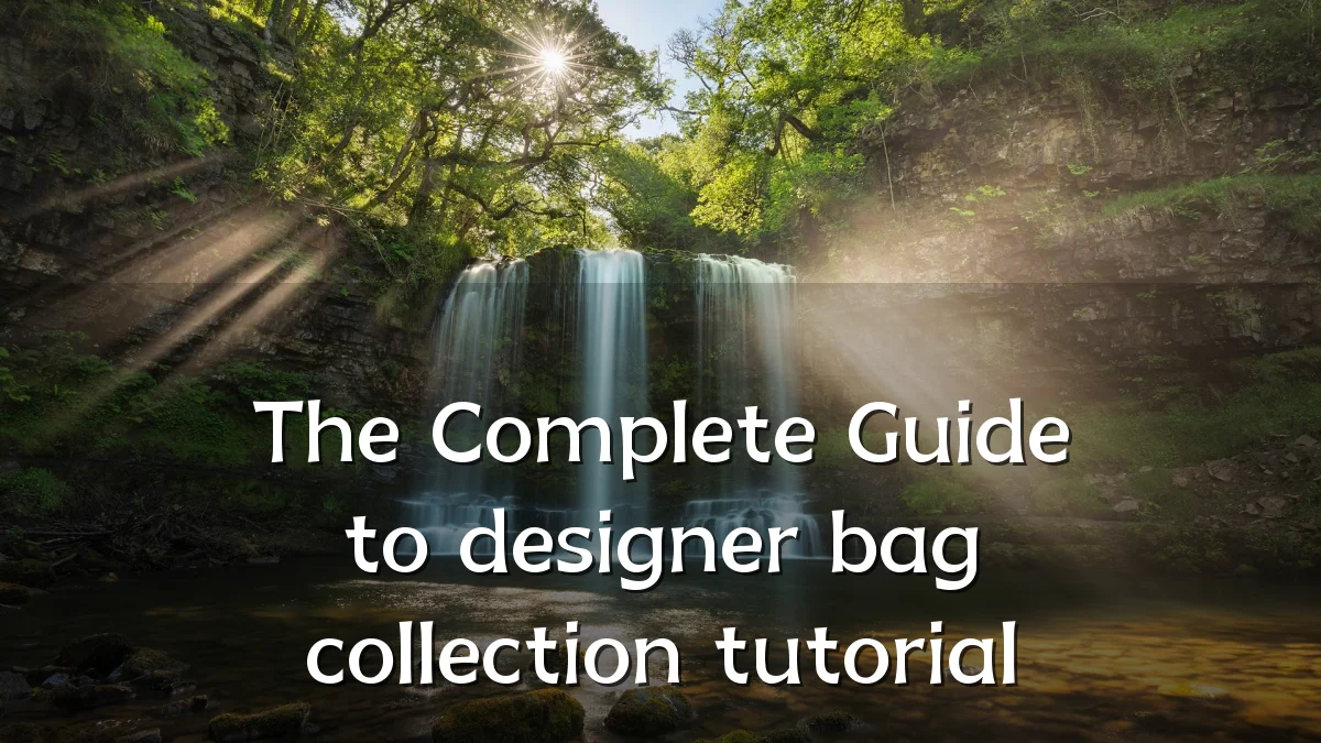 The Complete Guide to designer bag collection tutorial