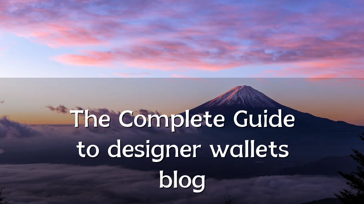 The Complete Guide to designer wallets blog
