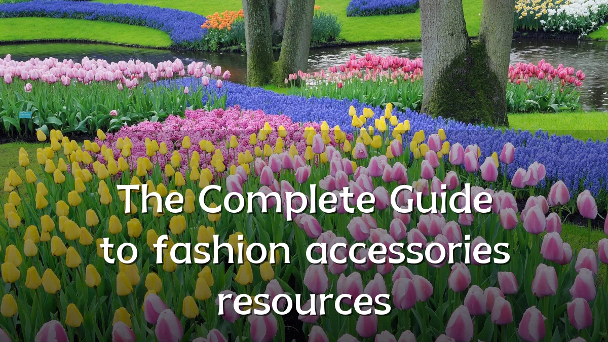 The Complete Guide to fashion accessories resources