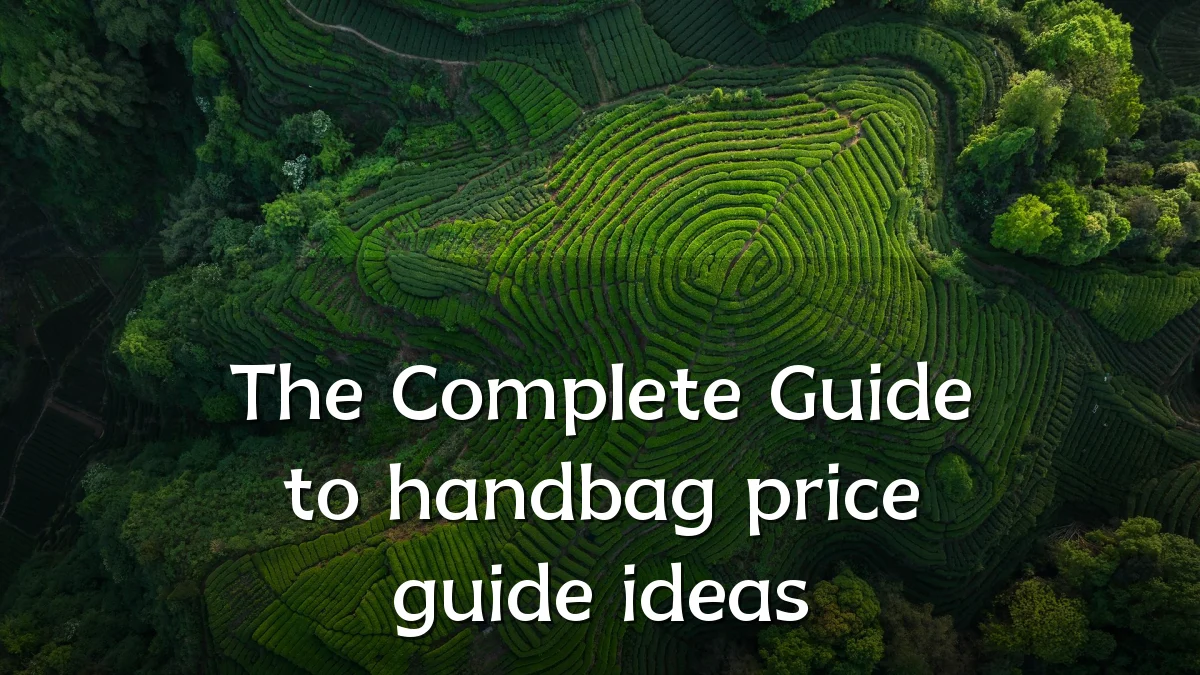 The Complete Guide to handbag price guide ideas