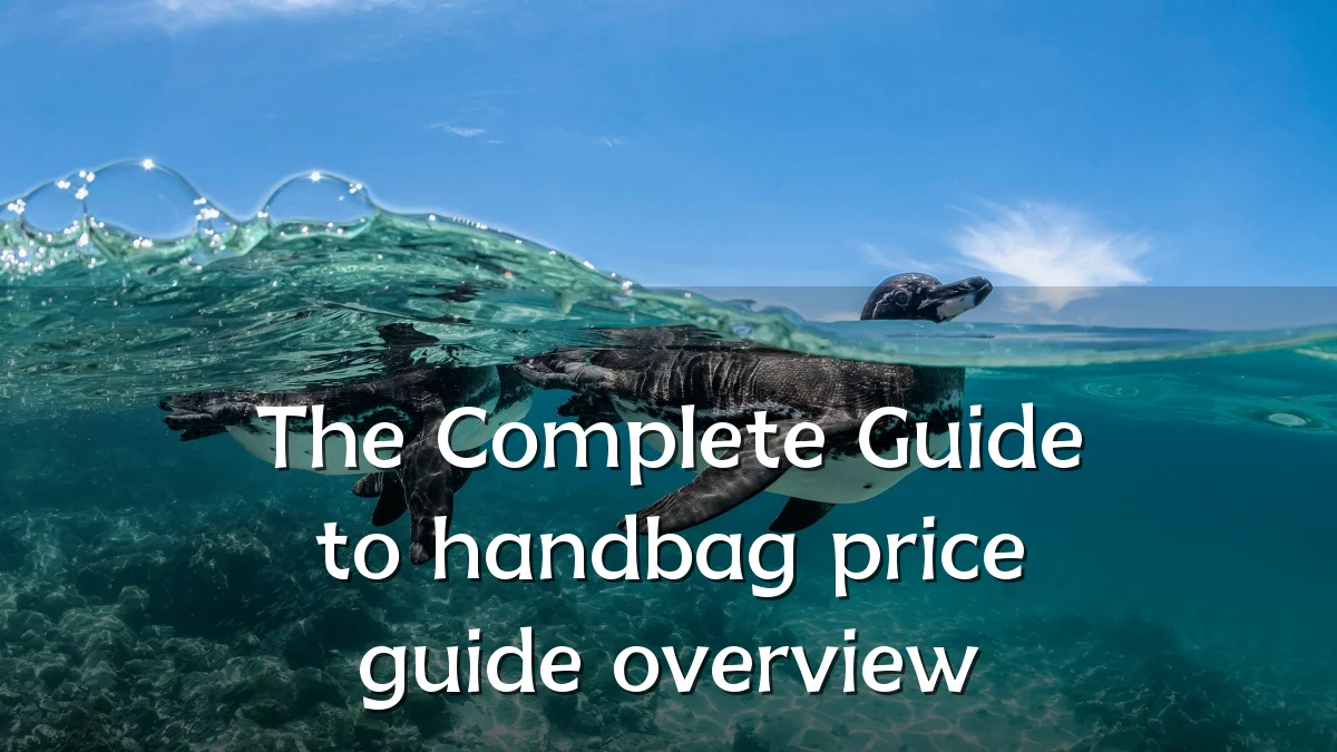 The Complete Guide to handbag price guide overview