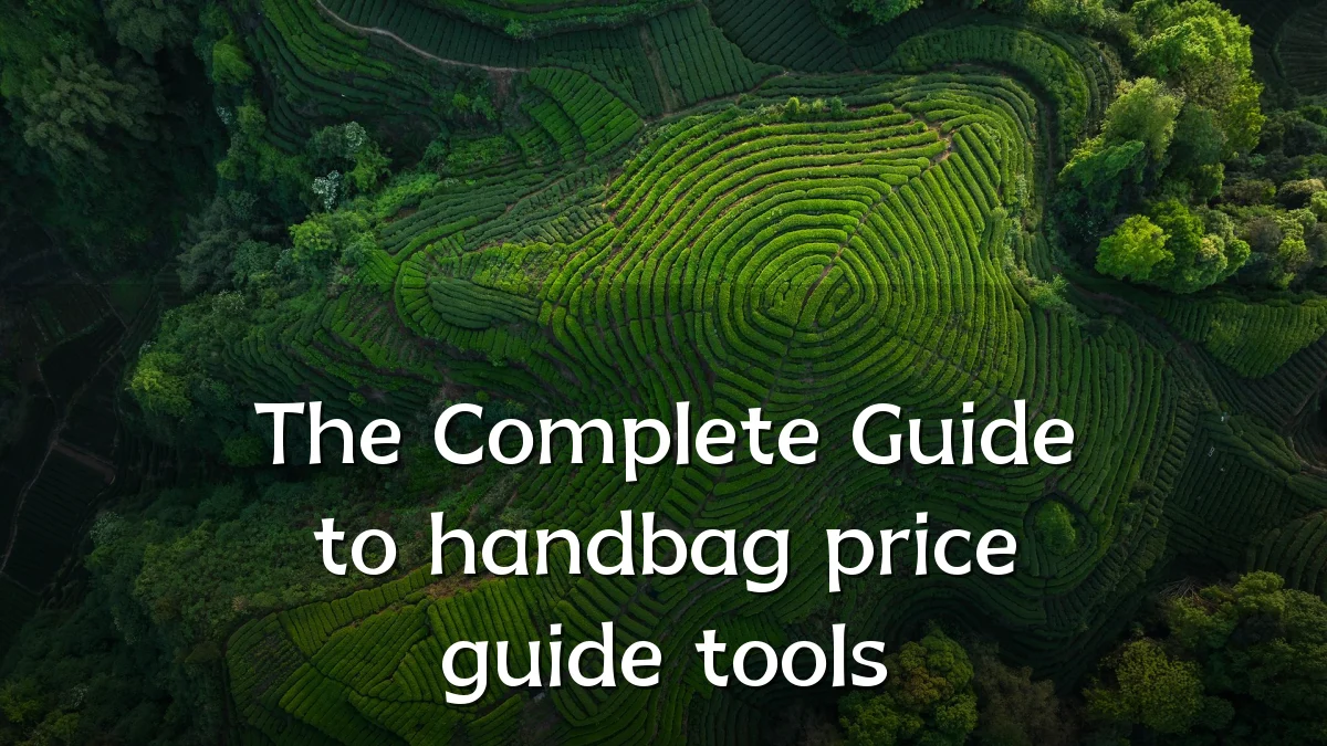 The Complete Guide to handbag price guide tools