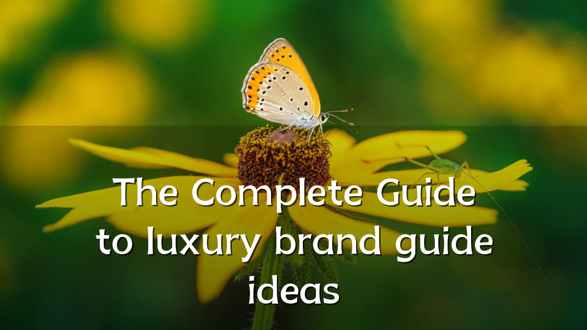 The Complete Guide to luxury brand guide ideas