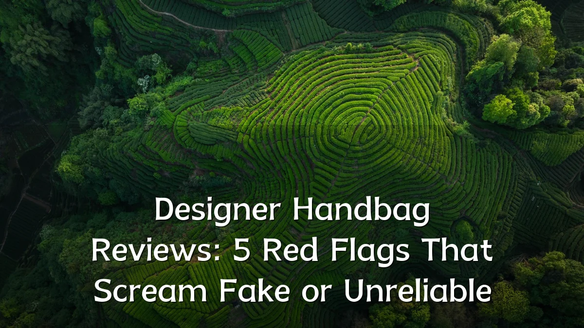 Designer Handbag Reviews: 5 Red Flags That Scream Fake or Unreliable