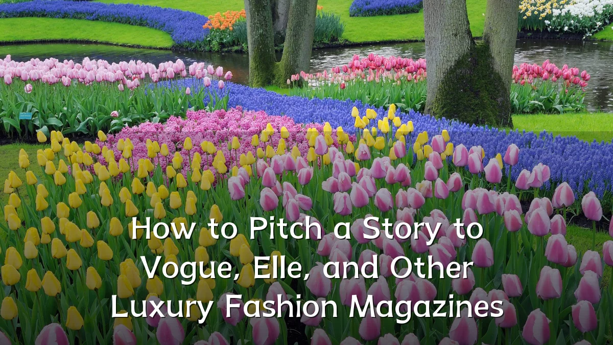 How to Pitch a Story to Vogue, Elle, and Other Luxury Fashion Magazines