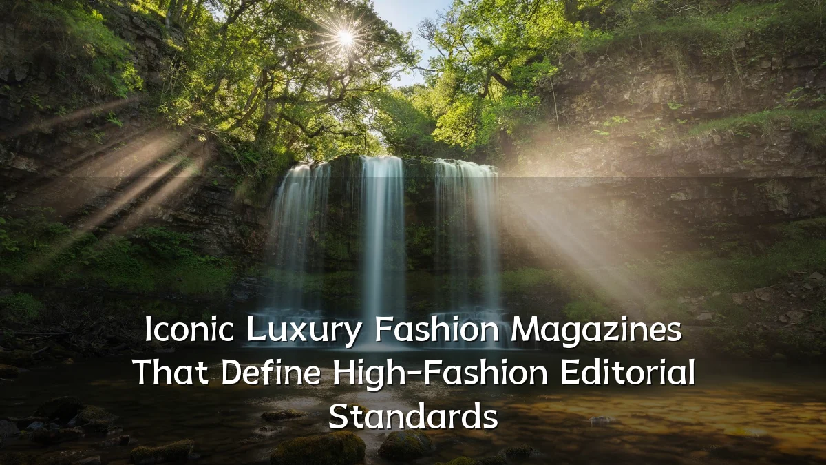 Iconic Luxury Fashion Magazines That Define High-Fashion Editorial Standards