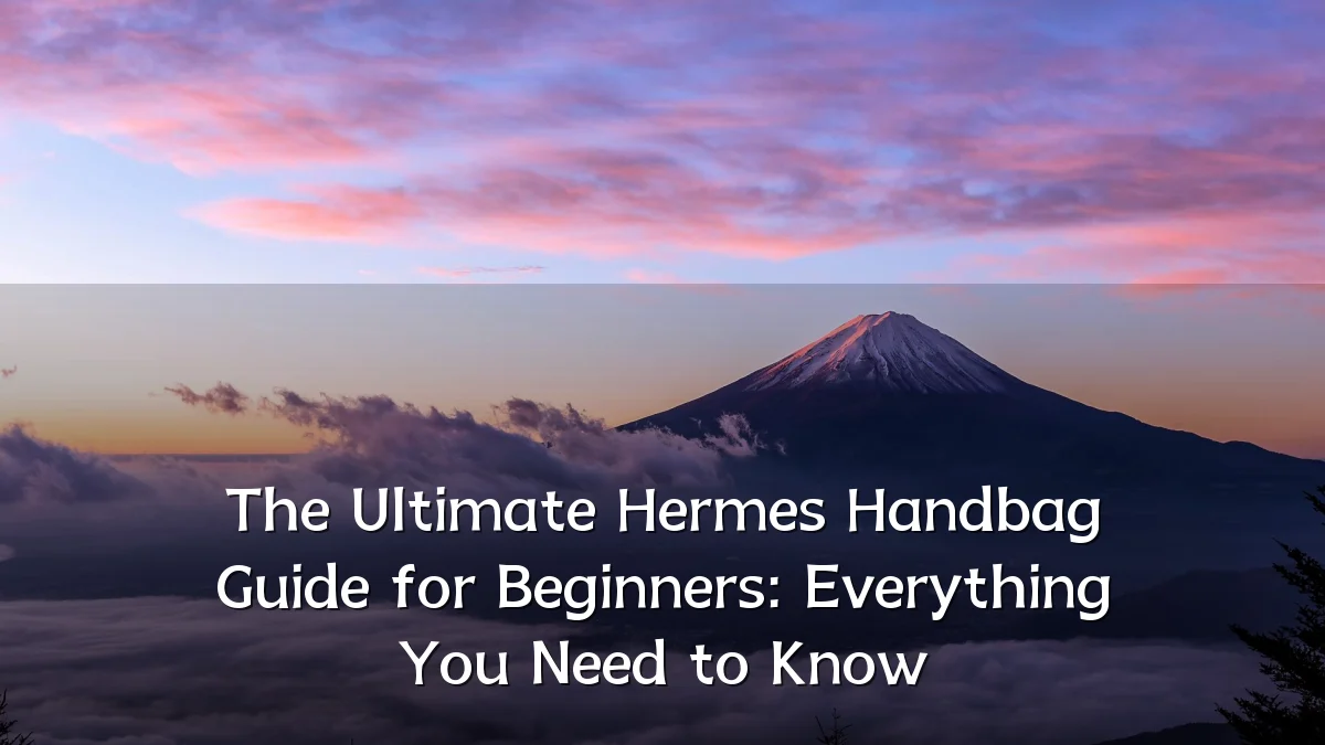 The Ultimate Hermes Handbag Guide for Beginners: Everything You Need to Know