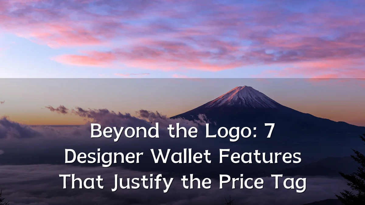 Beyond the Logo: 7 Designer Wallet Features That Justify the Price Tag