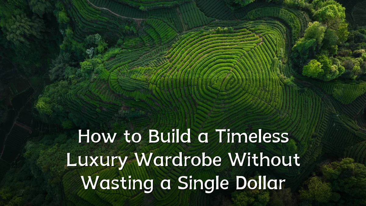 How to Build a Timeless Luxury Wardrobe Without Wasting a Single Dollar
