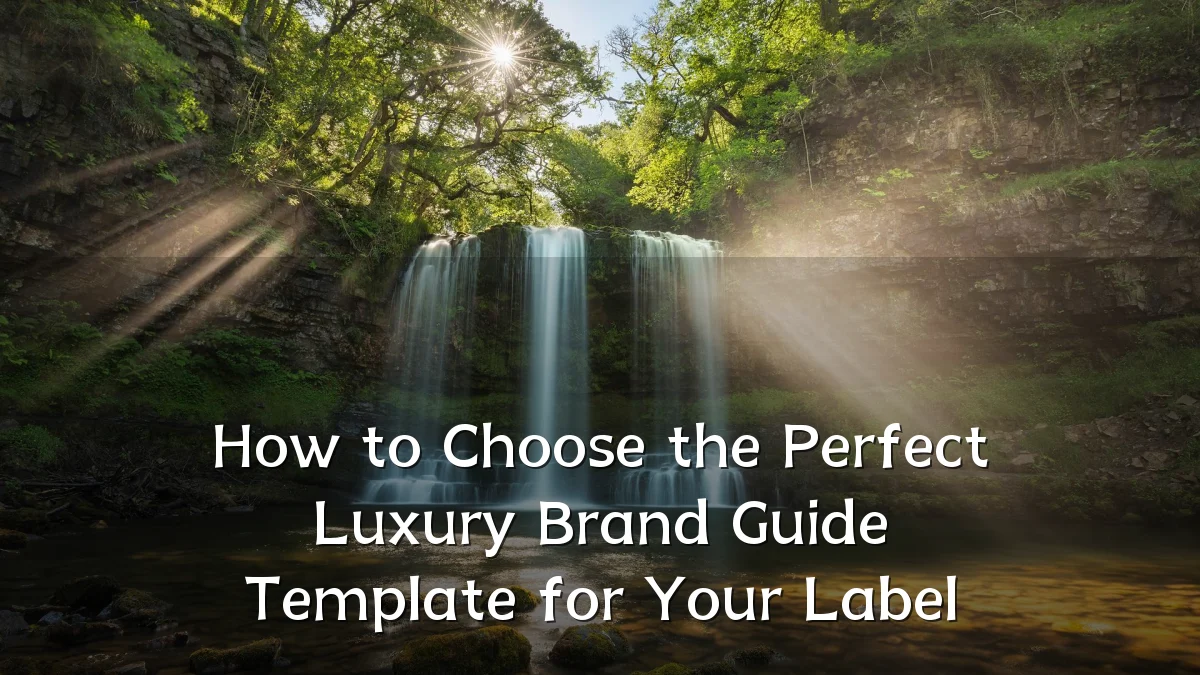How to Choose the Perfect Luxury Brand Guide Template for Your Label