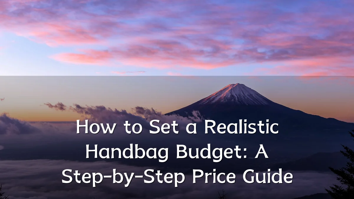 How to Set a Realistic Handbag Budget: A Step-by-Step Price Guide