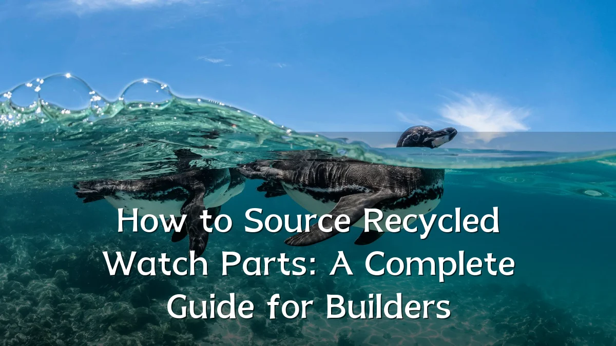 How to Source Recycled Watch Parts: A Complete Guide for Builders