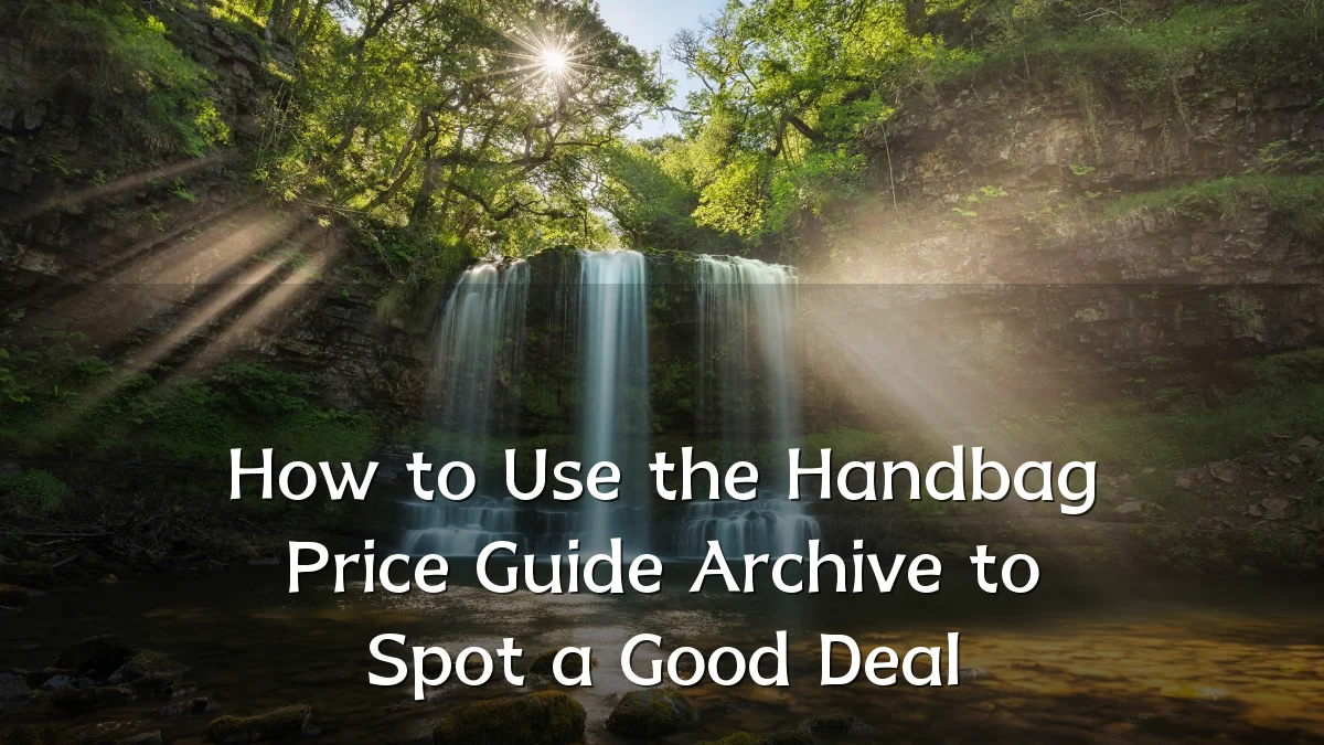 How to Use the Handbag Price Guide Archive to Spot a Good Deal