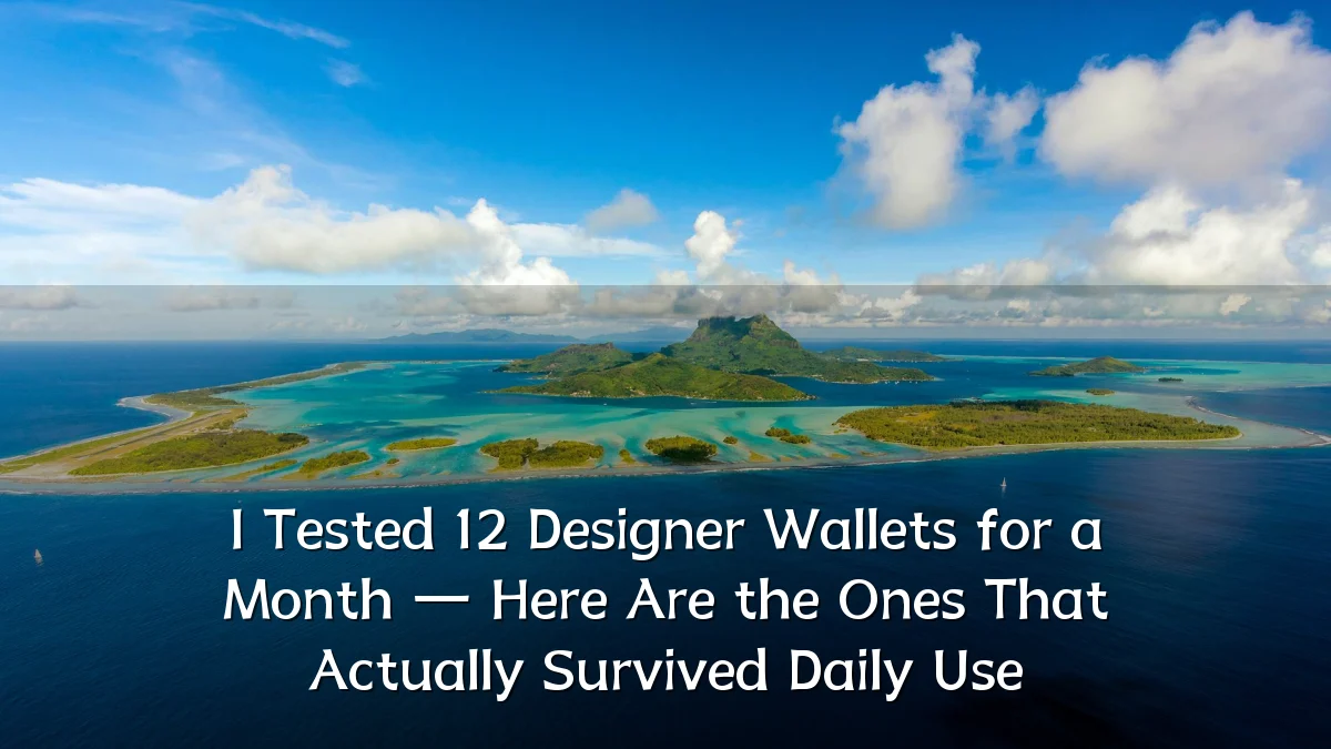 I Tested 12 Designer Wallets for a Month — Here Are the Ones That Actually Survived Daily Use