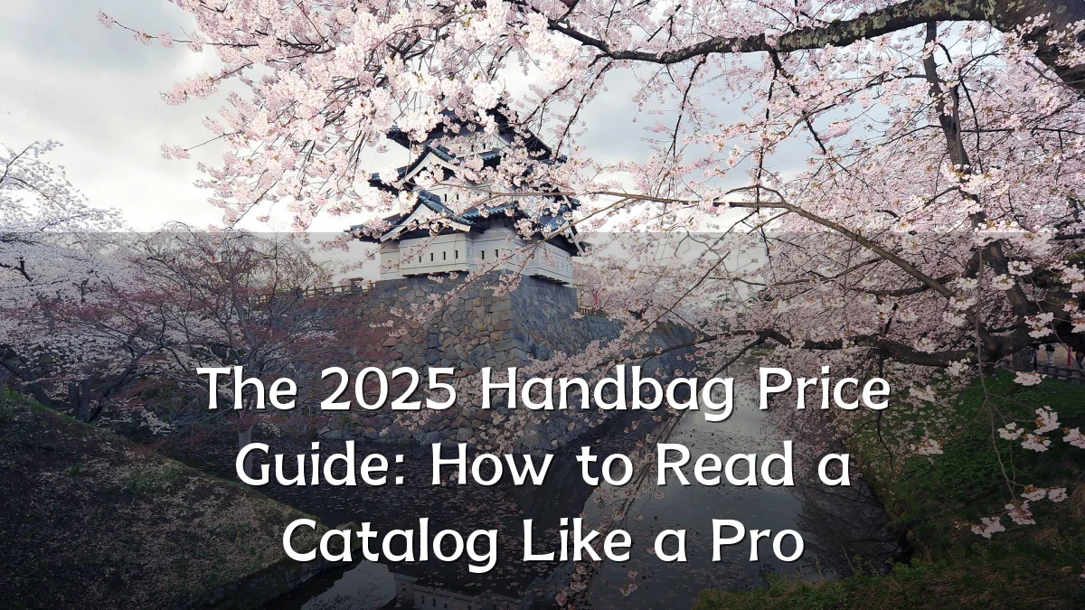 The 2025 Handbag Price Guide: How to Read a Catalog Like a Pro