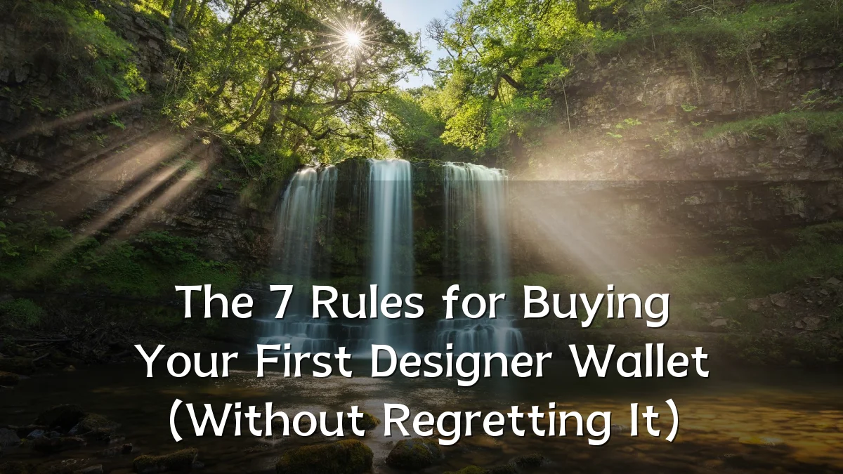 The 7 Rules for Buying Your First Designer Wallet (Without Regretting It)