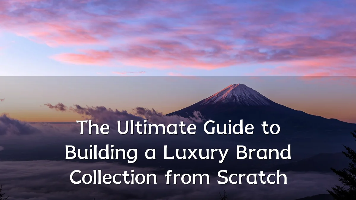 The Ultimate Guide to Building a Luxury Brand Collection from Scratch